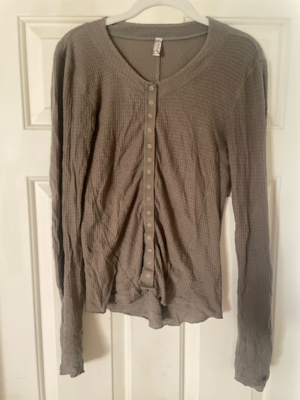 Intimately free people olive green top medium